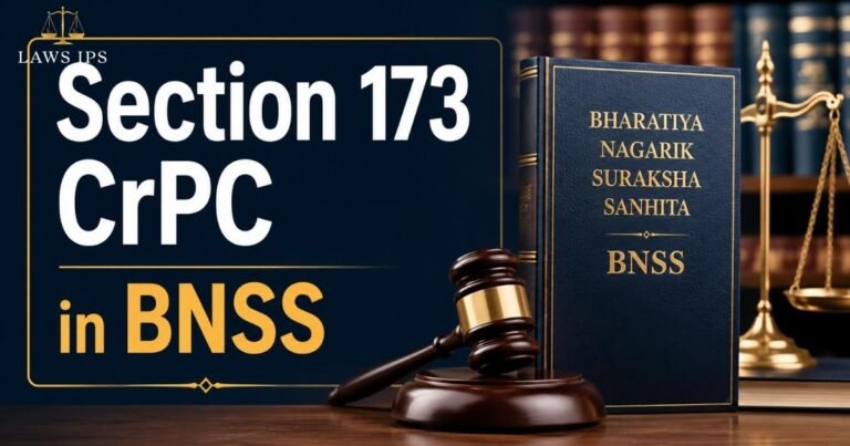 Section 173 CrPC in BNSS