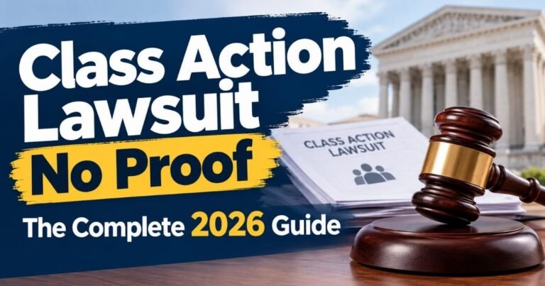 Class Action Lawsuit No Proof