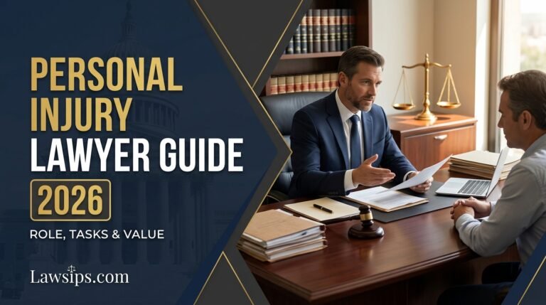 What Does a Personal Injury Lawyer Do? A Complete Guide to Their Role, Tasks and Value 2026