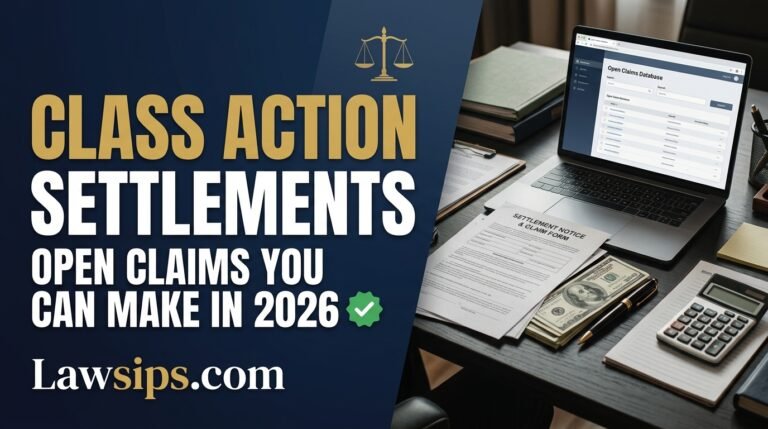 Class Action Settlements You Can Claim: How to Find Open Claims in 2026