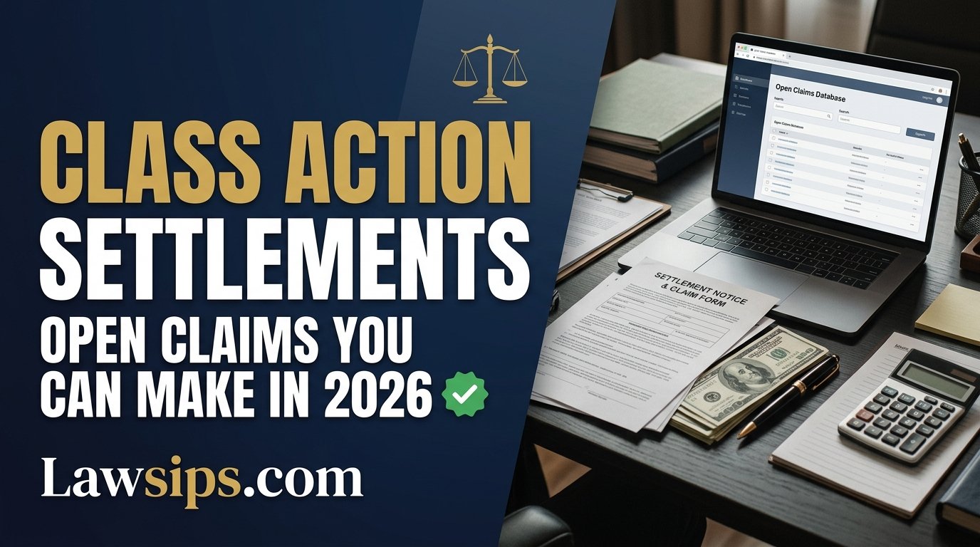 Class Action Settlements You Can Claim: How to Find Open Claims in 2026