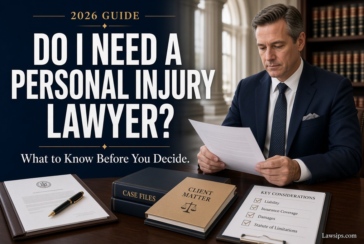 Do I Need a Personal Injury Lawyer? What to Know Before You Decide in 2026