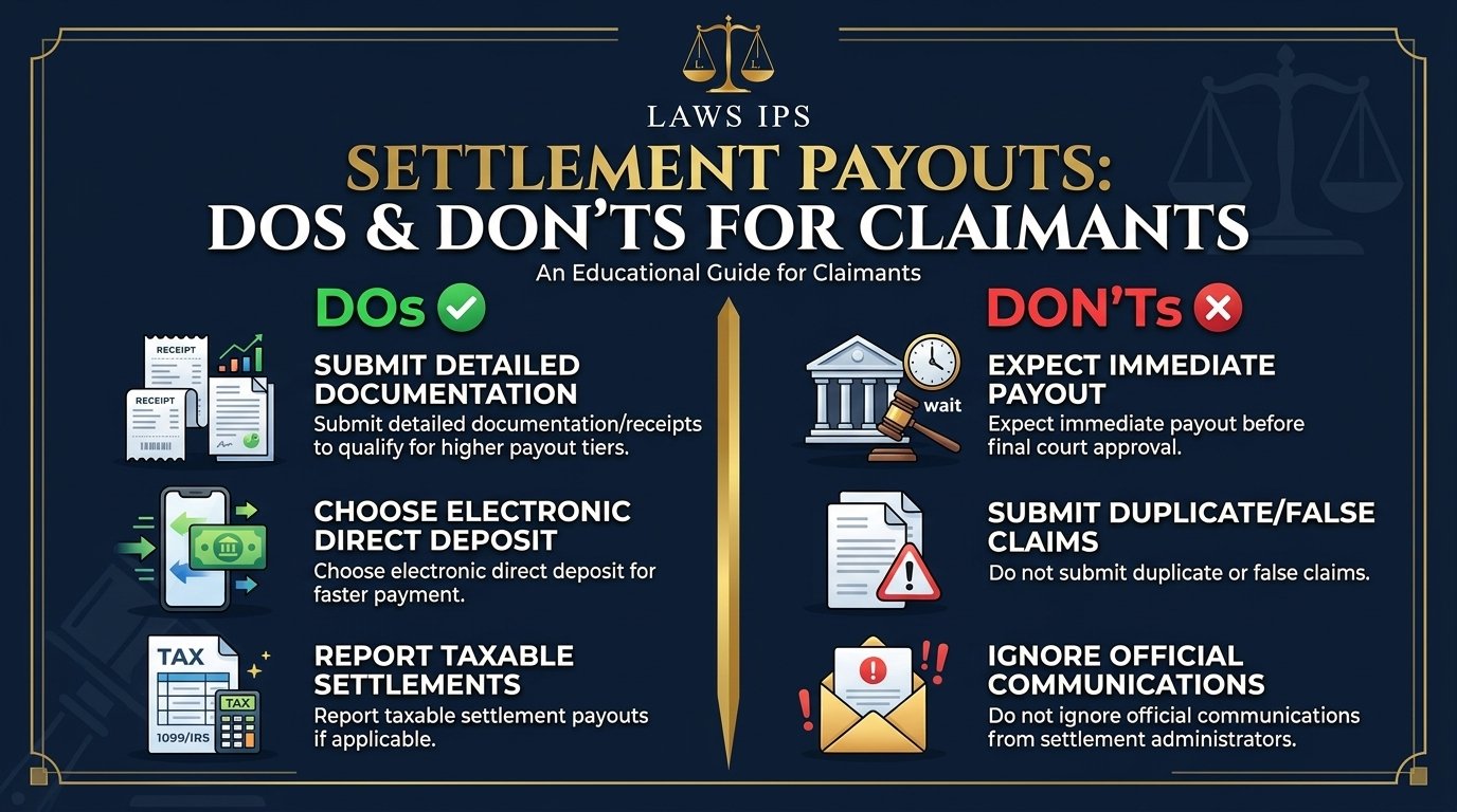 Settlement Payout Per Person