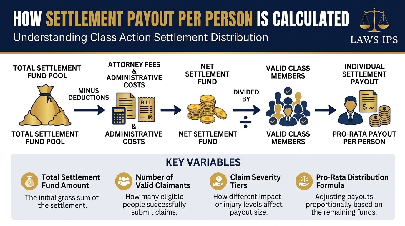 Settlement Payout Per Person