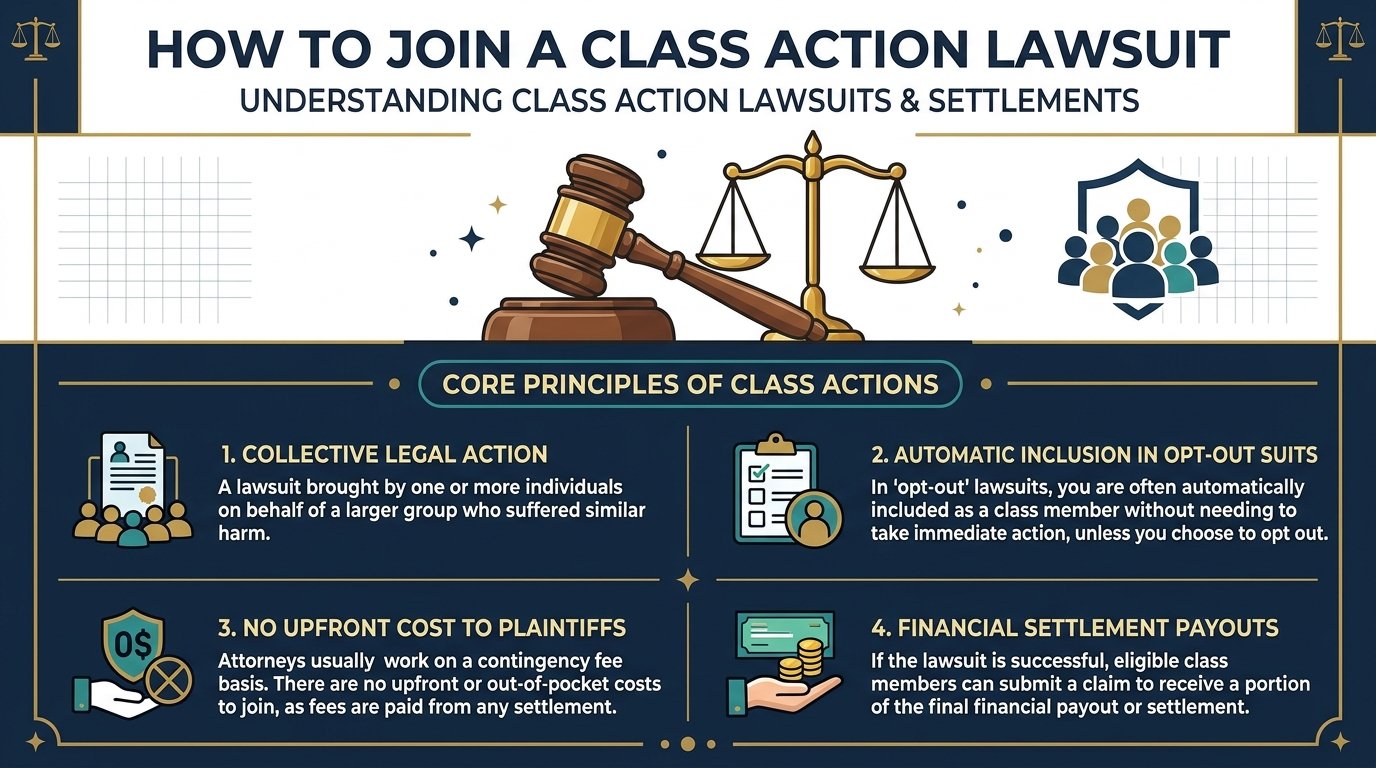 How to Join a Class Action Lawsuit